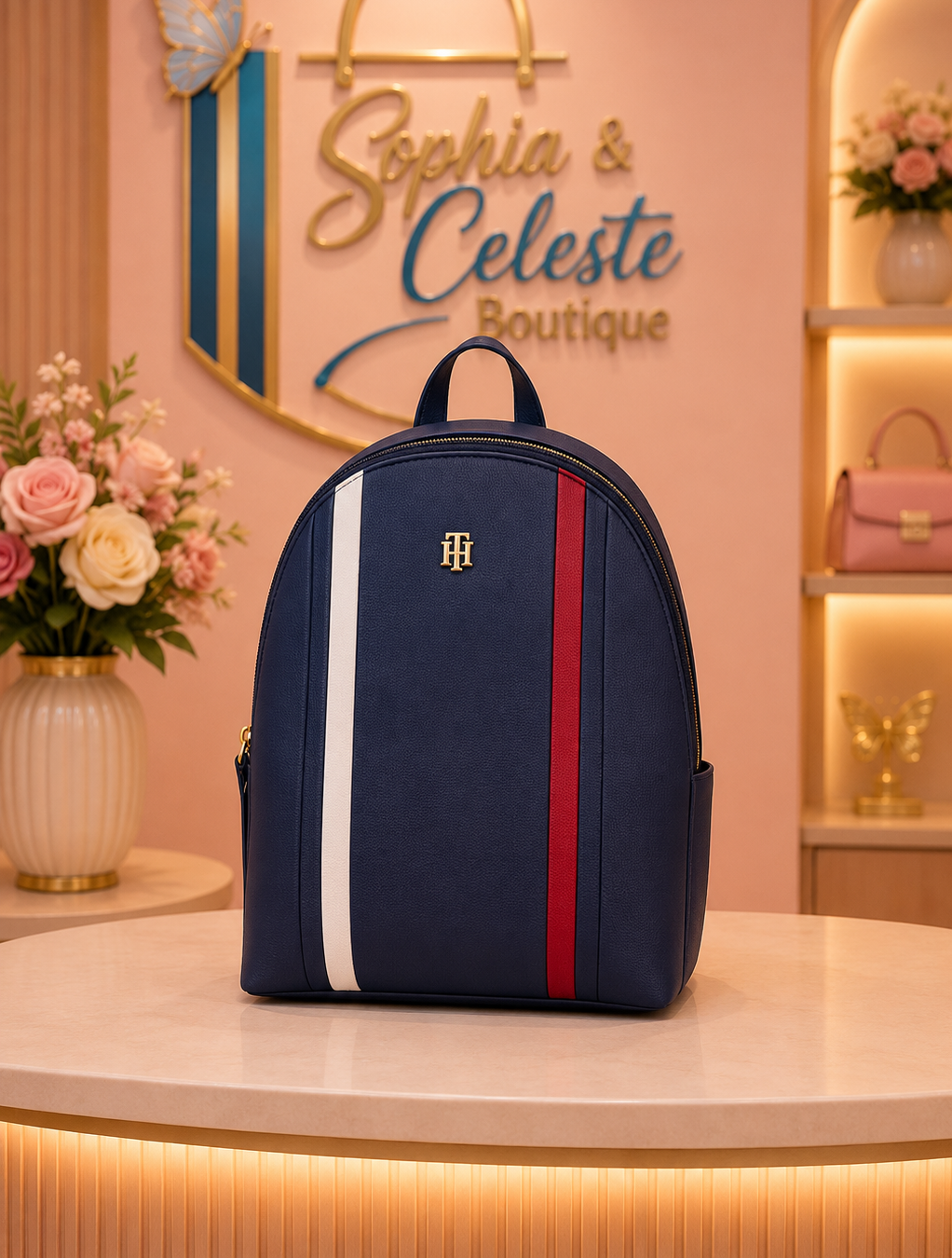 Tommy Hilfiger Large Book Bag Navy Blue