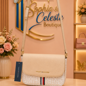 Tommy Hilfiger Cross Body Color Cream