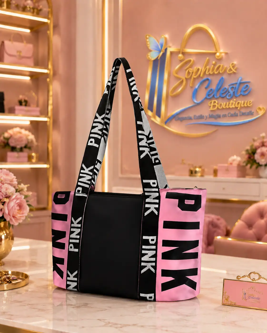Victoria Secret Pink Tote Color Pink