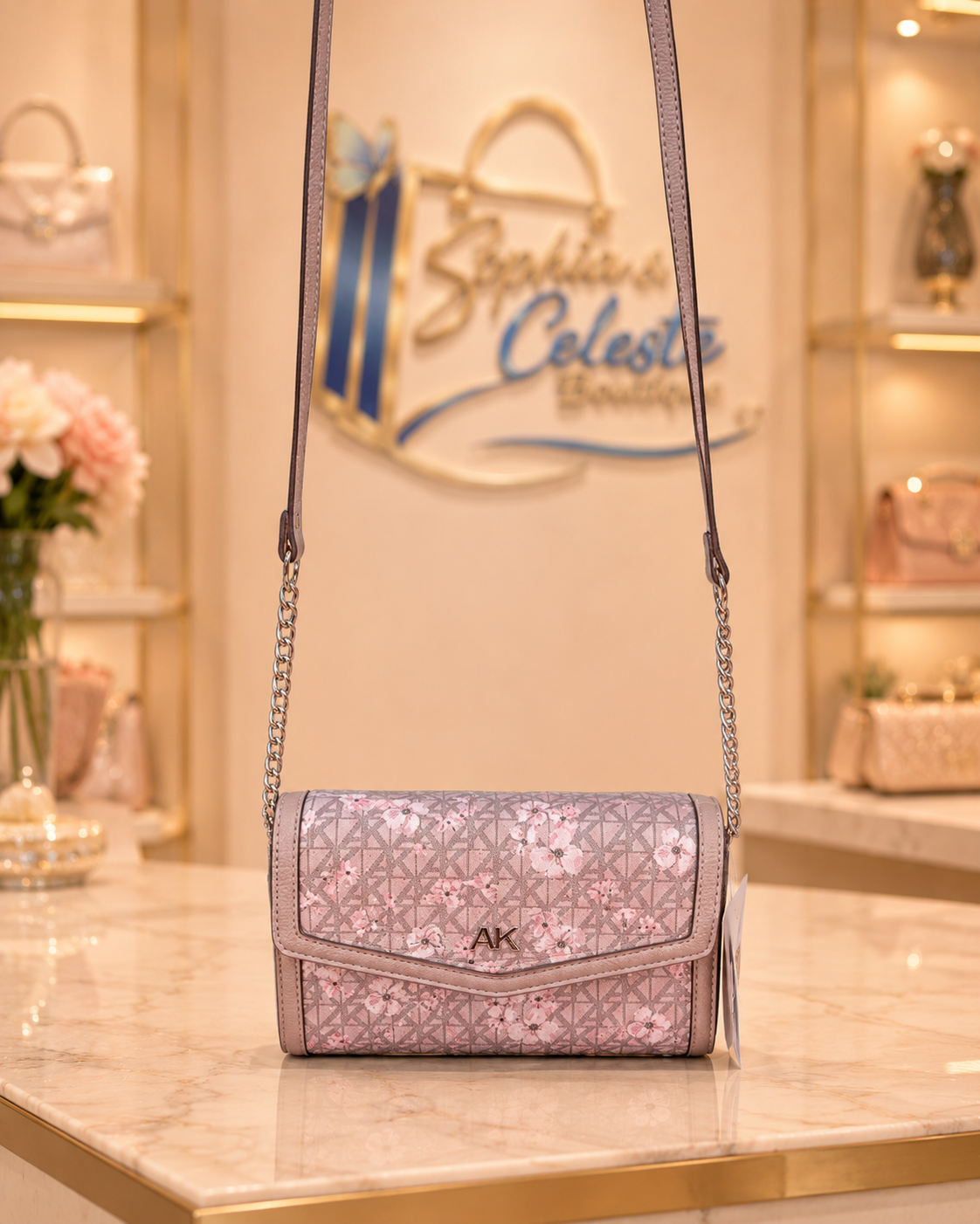 Anne Klein Cross Body Color Stone