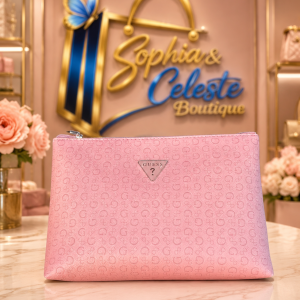 Guess Makeup Bag Color Pink