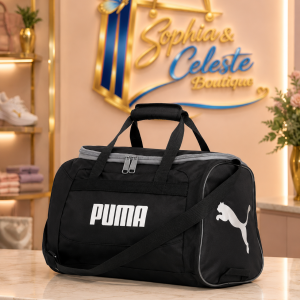 PUMA Transformation 14 Duffel Bag Color Black Silver