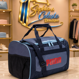 PUMA Transformation 14 Duffel Bag Color Navy Red