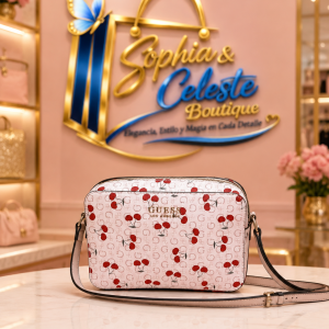 Guess Cross Body Color White Cherry