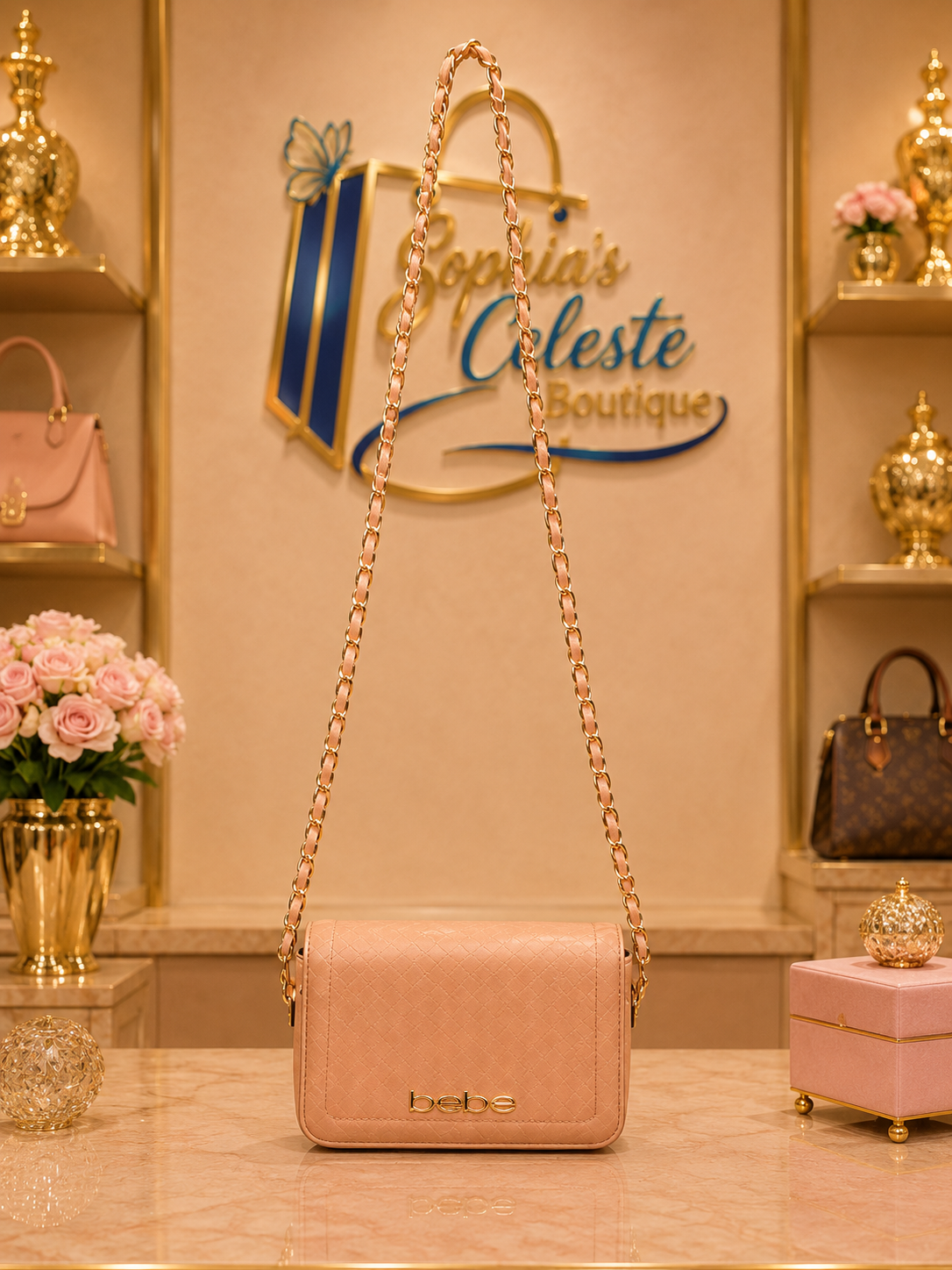Bebé Taffy CrossBody Beige