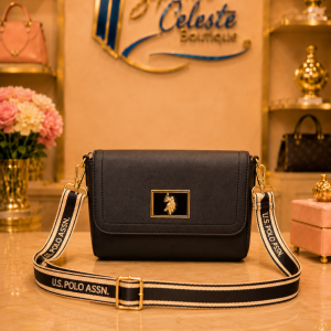 Polo Crossbody Bag Color Black