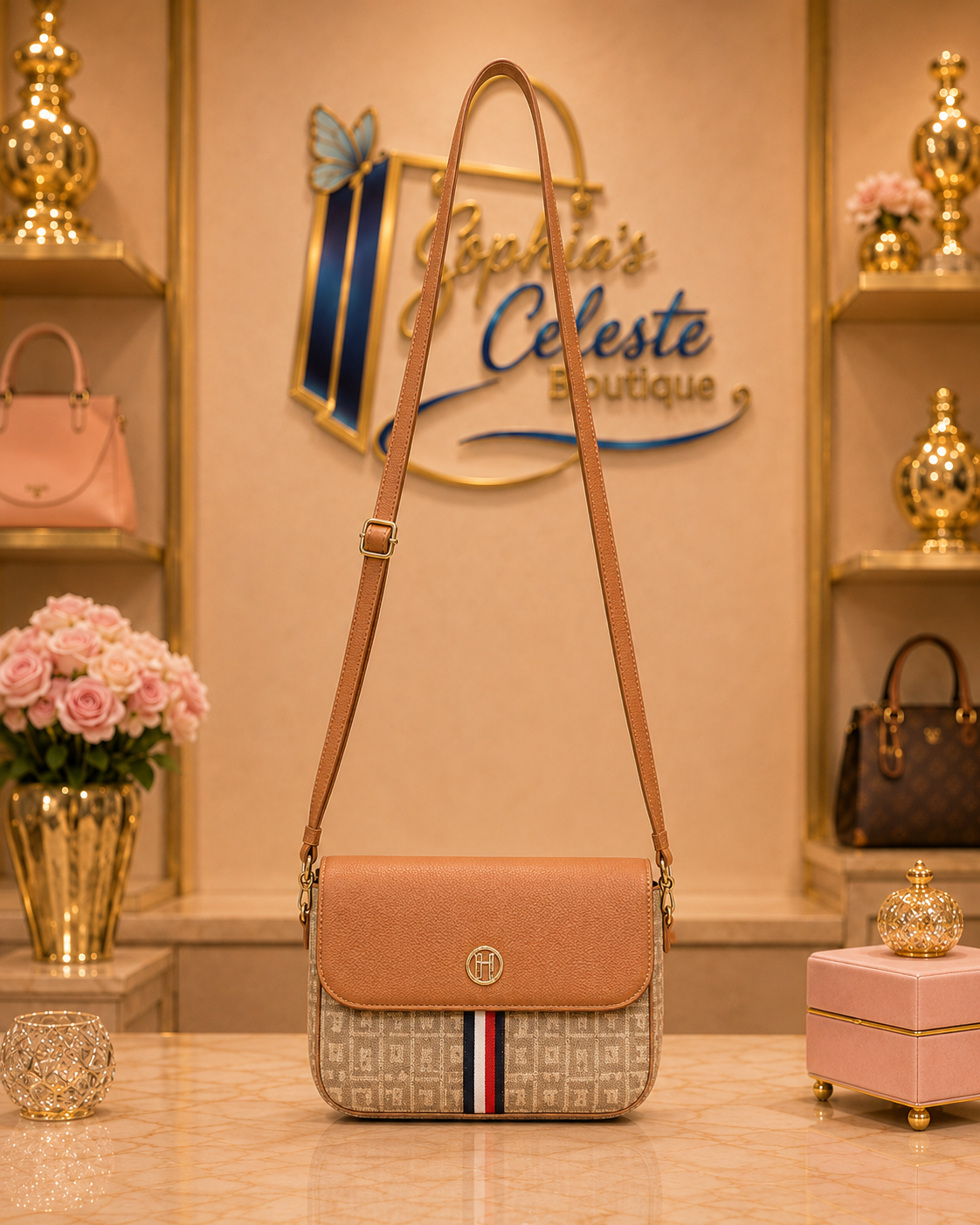 Tommy Hilfiger Cross Body Brown/Cafe