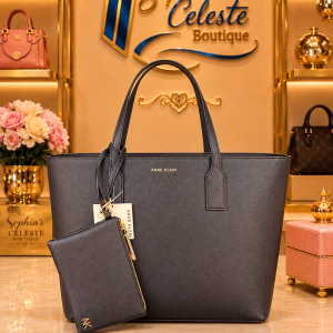 Anne Klein Lager Luxury Bag Color Black