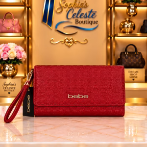 Bebe Tommy Wallet para Damas Color Red