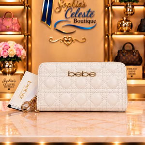 Bebe Tommy Wallet para Damas Color white/Blanco