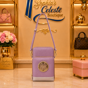 Crossbody Chic Unlimited Color Morado & Beige