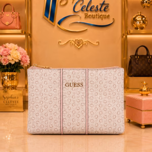 Guess Make Up Bag Color Light Pink /Rosa