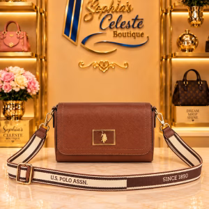 Polo Crossbody Bag Color Brown/Cafe