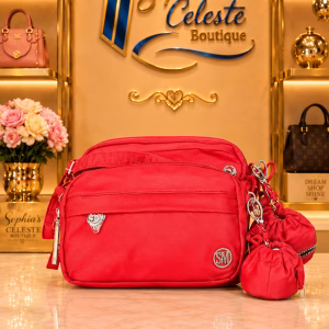Steven Madden Bandoleras/Cangureras 2 reds and 2 Blacks Waterproof Waist Bag with Adjustable Strap for Travel Sports Running