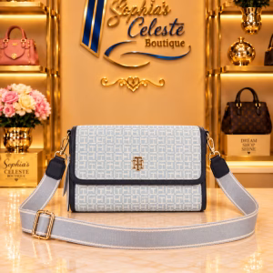 Tommy Hilfiger Cross Body Bag Color Azul Cielo
