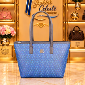 Tommy Hilfiger Large Tote Bag Color Royal Blue