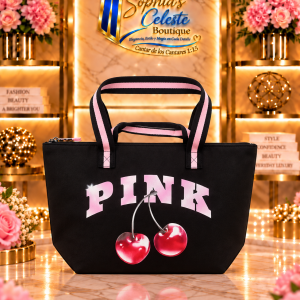 Victoria Secret Travel Tote Bag Color Cherry Black