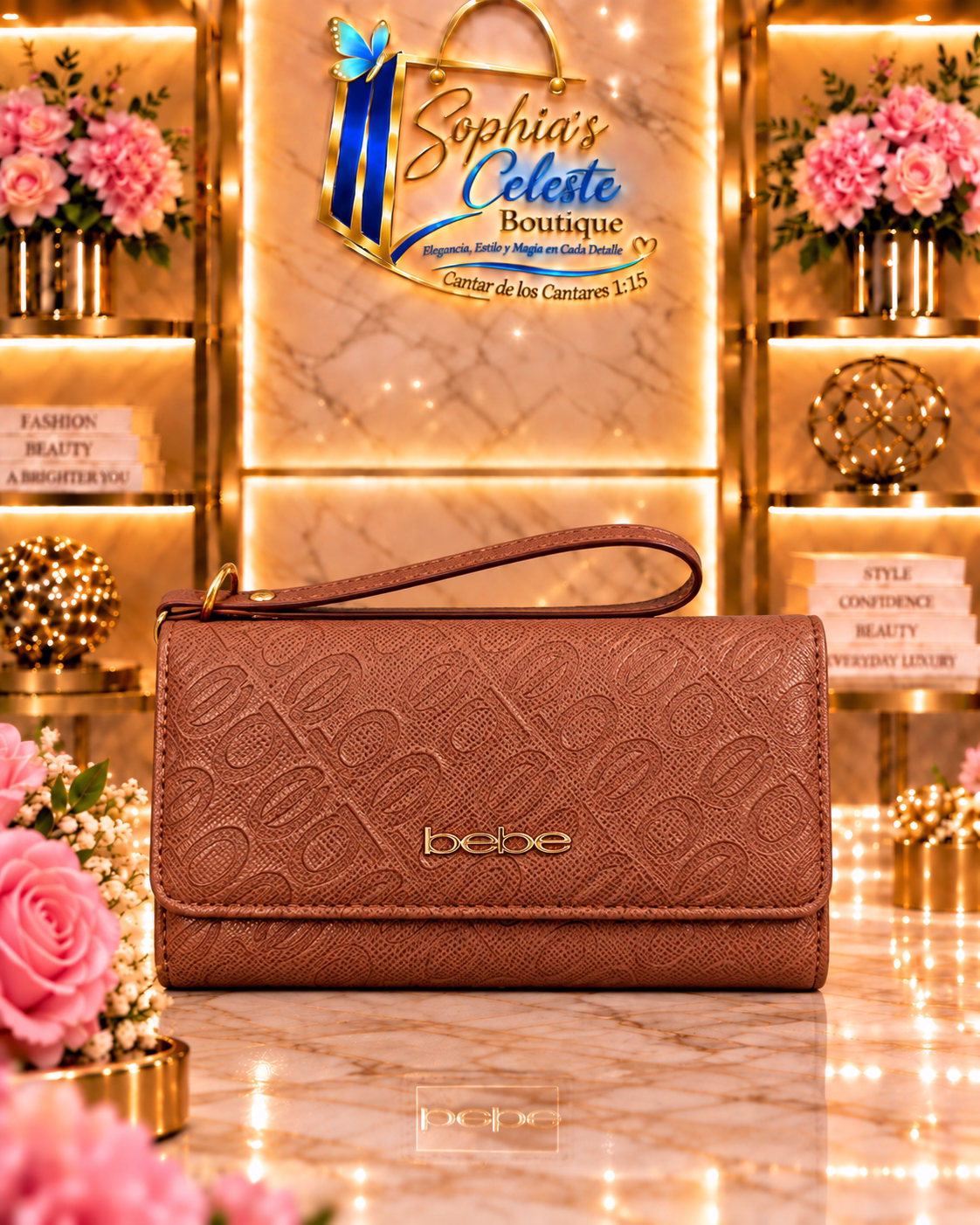 Bebé Wallet para Damas Color Coffee