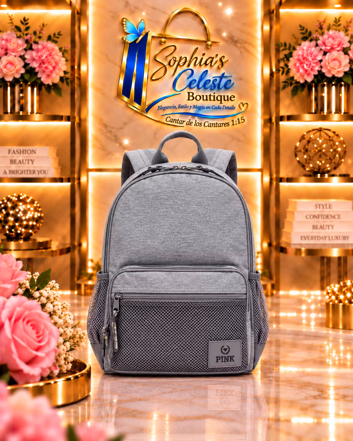 Campus Backpack 18 Liters ColorHeather Grey (7CG6) SizeOne