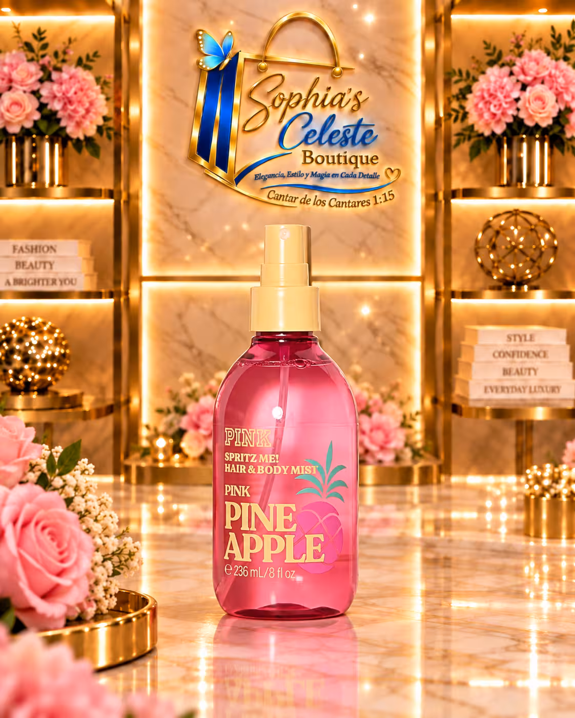 Body Care Pink Pineapple Hair & Body Mist