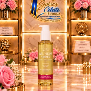 Victoria Secret Body Care Wild Rose Amber Body & Massage Oil.